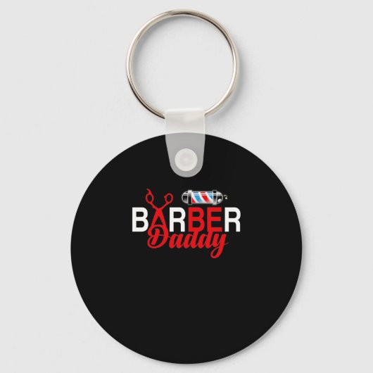 Barber Daddy Sleutelhanger (Voorkant)