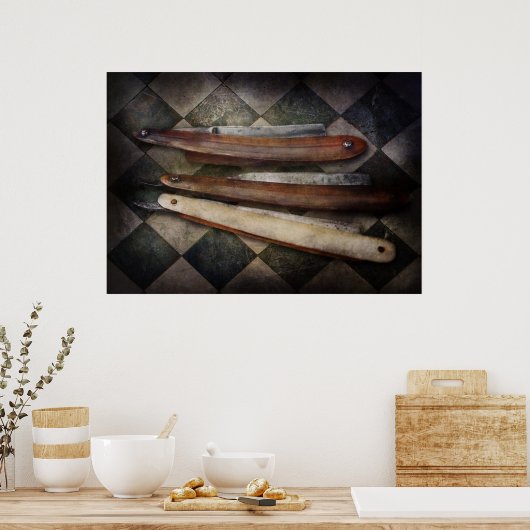 Barber - De Razor Poster (Keuken)