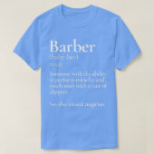 Barber Definition Classic TShirt (Design devant)