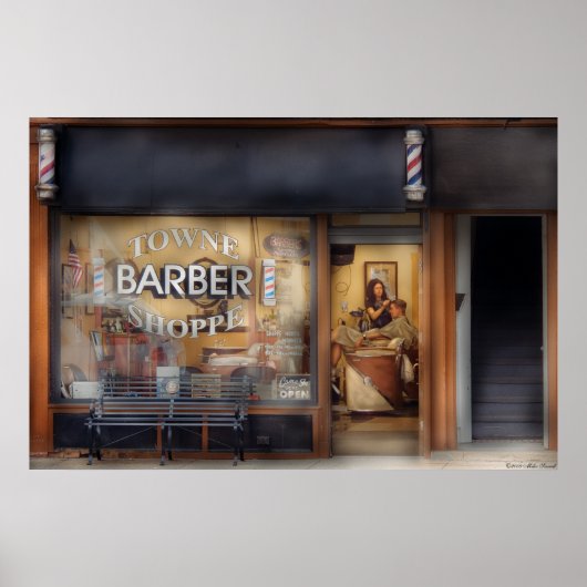 Barber - Een haarsnit krijgen Poster (Voorkant)