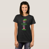 Barber Elf Family Matching Group Christmas Pajama  T-shirt (Voorkant volledig)
