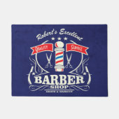 Barber Entrance deur Mat Blue (Voorkant)