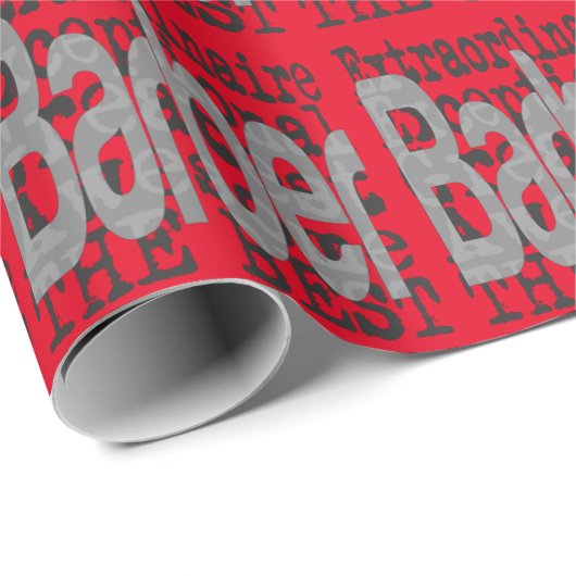 Barber Extraordinaire Cadeaupapier (Rol Hoek)