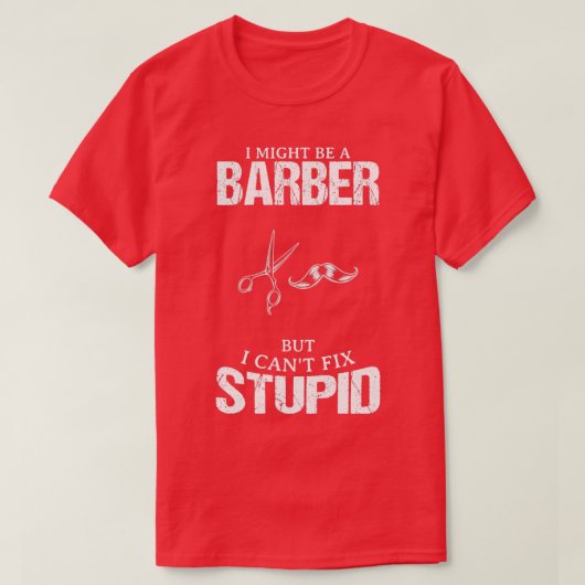 Barber Funny Design for Gift 3 T-shirt (Design voorkant)
