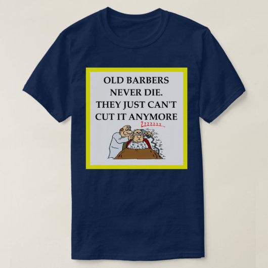 Barber-grap T-shirt (Design voorkant)