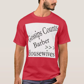 BARBER gtgt huisvrouwen grappig T-shirt