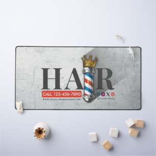 Barber Hair Shop King Crown Barber Pole Hair Salon