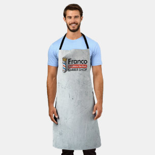 Barber Hair Shop King Crown Barber Pole Hair Salon Schort