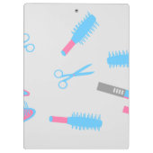 Barber Hairdresser Clipboard Klembord (Achterkant)