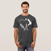 Barber Hairdresser Salon Haarstylist Hairdresser T-shirt (Voorkant volledig)