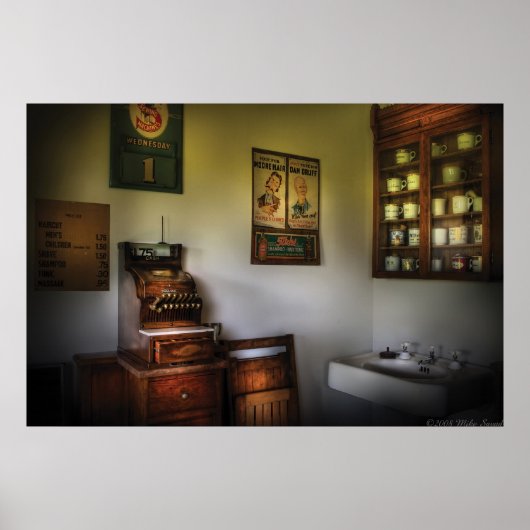 Barber - het kasregister poster (Voorkant)