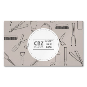 Barber Icons Professional Magnetisch Visitekaartje
