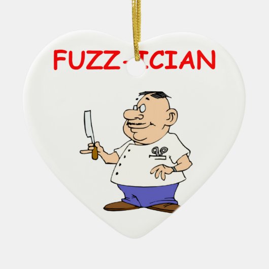 barber keramisch ornament (Voorkant)