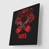 Barber | Koel meester Barber Harer Fade over Vierkante Klok (Hoek)