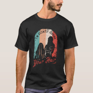 Barber kostuum voor een Haarstylist en kapper T-shirt
