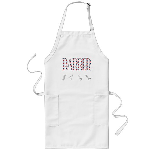 Barber Lang Schort (Voorkant)