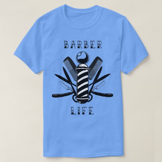 Barber Life 10 T-shirt (Design voorkant)