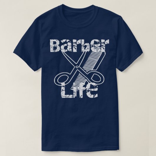 Barber Life Barber School Gift T-shirt (Design voorkant)
