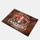 Barber Modern Entrance Deuren Mat barbershop (Schuin)