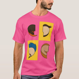 Barber Mustaches Pattern T-shirt