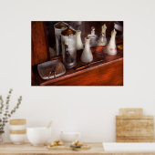 Barber - op de toonbank poster (Keuken)