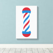 barber poel canvas afdruk (Insitu (Houten vloer))