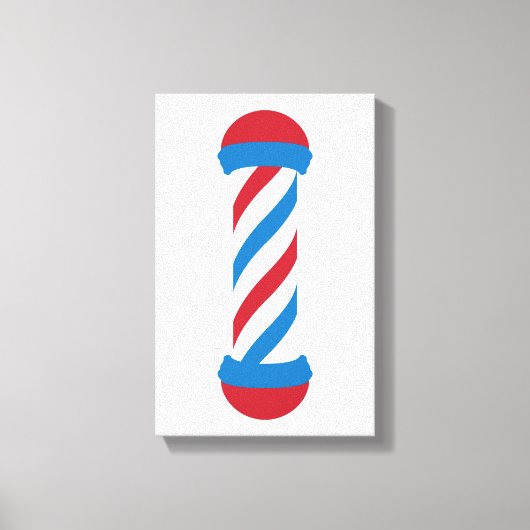 barber poel canvas afdruk (Voorkant)