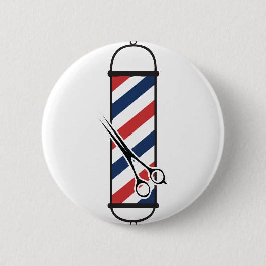 barber poel ronde button 5,7 cm (Voorkant)