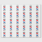 Barber Pole Cadeaupapier (Vlak)