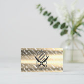 Barber Pole | Patroon | Metaal Visitekaartje (Staand voorkant)