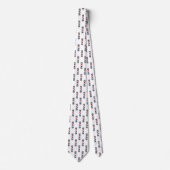 Barber Pole Pattern Stropdas (Voorkant)