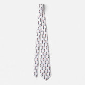 Barber Pole Pattern Stropdas (Achterkant)