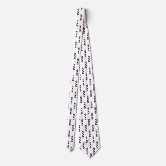 Barber Pole Pattern Stropdas (Achterkant)