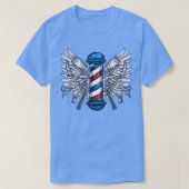Barber Pole Scissors T-shirt (Design voorkant)