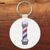 Barber Pole Sleutelhanger (Voorkant)