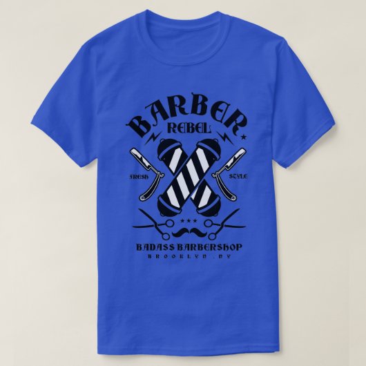 Barber Rebel II T-shirt (Design voorkant)