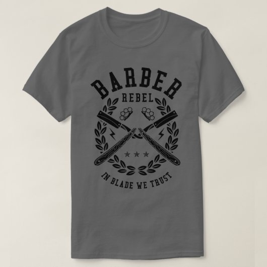 Barber Rebel T-shirt (Design voorkant)