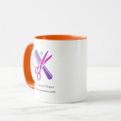 Barber Salon Business Logo Mug (Devant gauche)