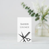 Barber Salon Carte de visite (Debout devant)