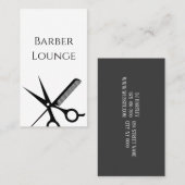Barber Salon Carte de visite (Devant / Derrière)