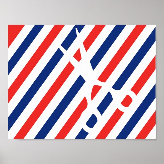 Barber Scissors Poster (Voorkant)