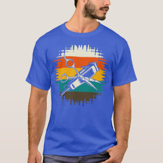 Barber Scissors Trimmer Barber T-shirt