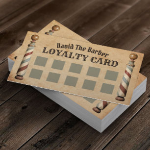 Barber Shop Barbershop Loyalty Punch