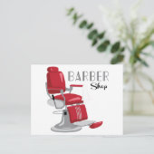 Barber Shop Briefkaart (Staand voorkant)