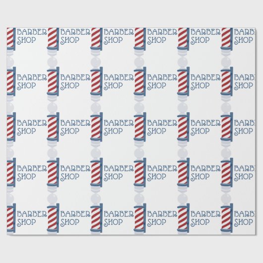 Barber Shop Cadeaupapier (Vlak)