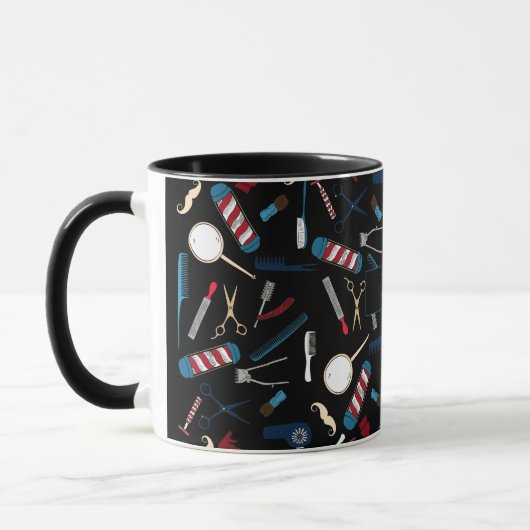 Barber Shop Custom Mok (Links)