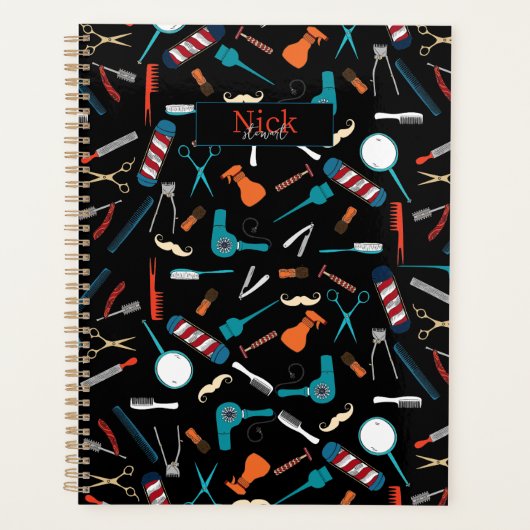 Barber Shop Custom Planner (Voorkant)