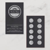 Barber Shop Customer loyalty visitekaartje (Voorkant / Achterkant)