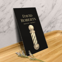 Barber Shop Gold Barber Pole Barbershop