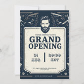Barber Shop Grand Invitation d'ouverture (Devant)